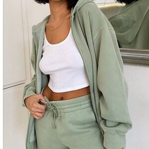 Aritzia Sage Green Hoodie